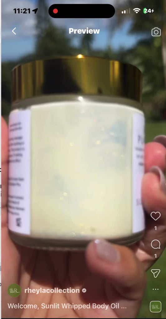 SUNLIT WHIPPED BODY OIL